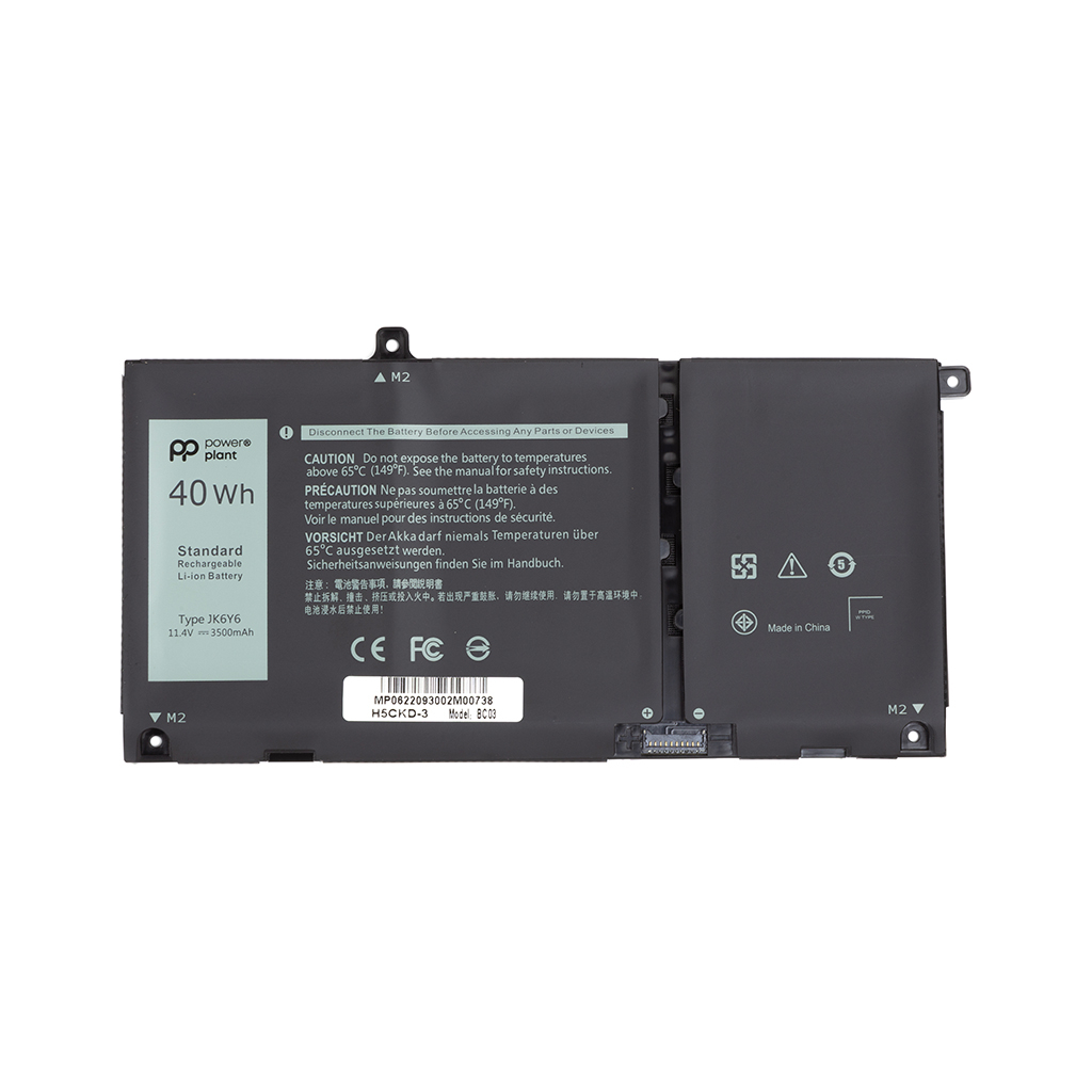 Акумулятор до ноутбука DELL Inspiron 5402 (JK6Y6) 11.4V 3500mAh PowerPlant (NB441761)