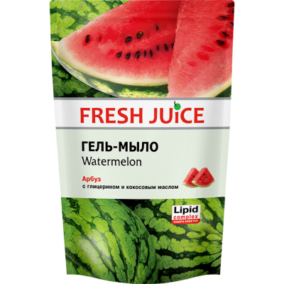 Рідке мило Fresh Juice Watermelon дой-пак 460 мл (4823015913273)