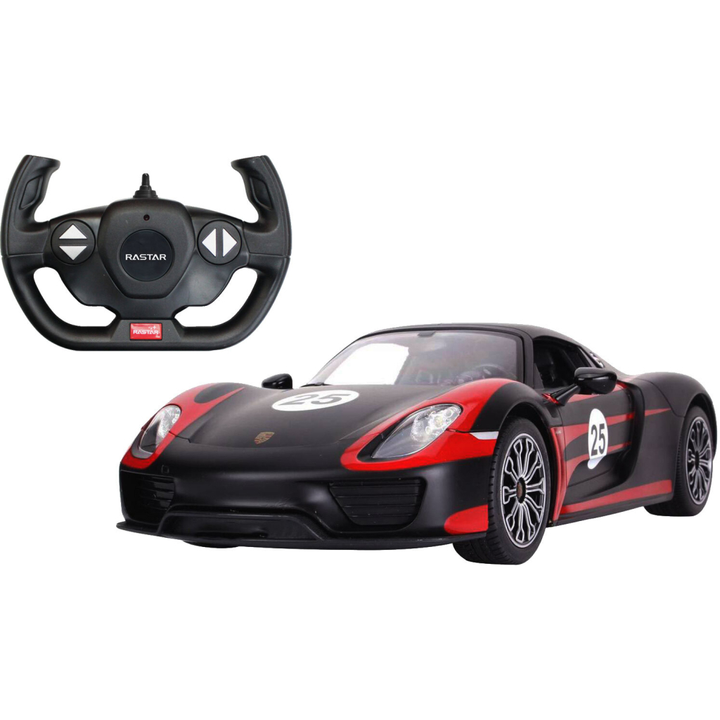 Радіокерована іграшка Rastar Porsche 918 Spyder 1:14 чорний (70770 black)