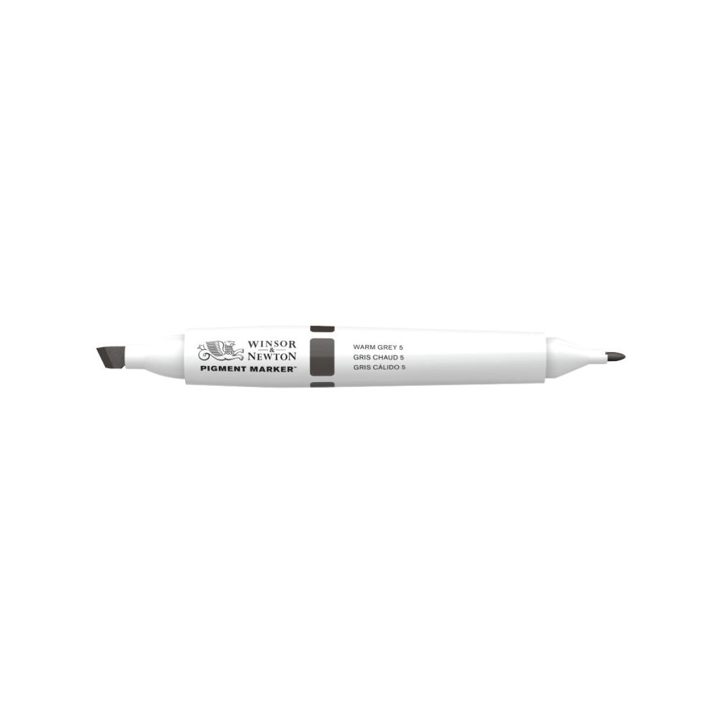 Маркер Winsor&Newton двосторонній Pigment marker (129) Сірий теплий 5 (884955040638)