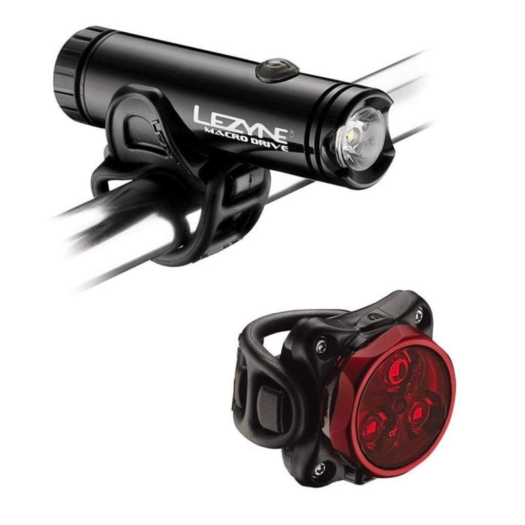 Комплект велофар Lezyne LED MACRO DRIVE FRONT+ ZECTO DRIVE REAR (4712805 981205)