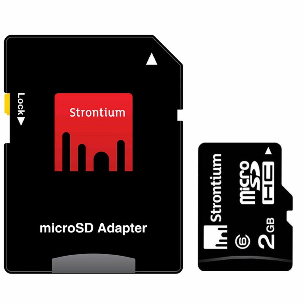 Карта пам'яті Strontium Flash 2GB microSD class6 (SR2GTFC6A)