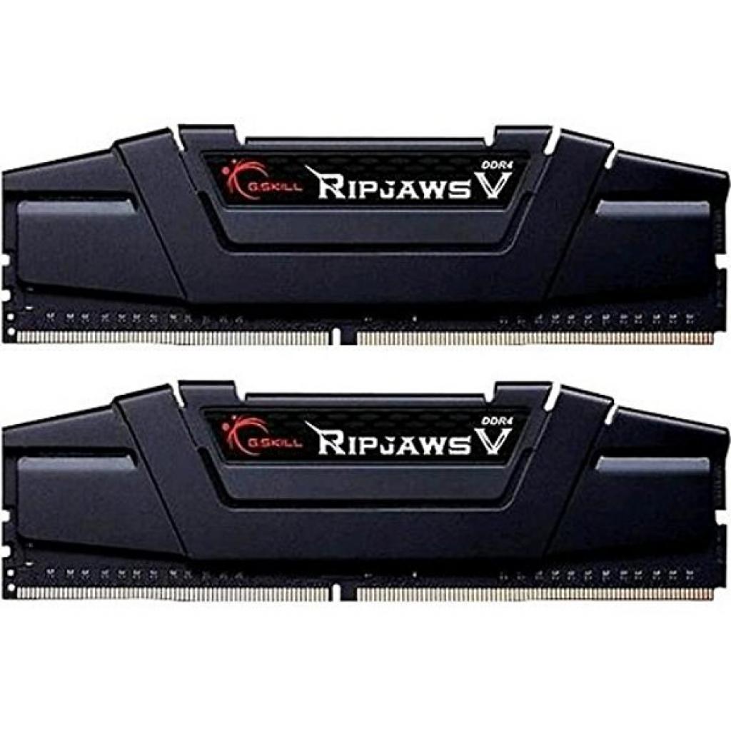 Модуль пам'яті для комп'ютера DDR4 16GB (2x8GB) 3200 MHz Ripjaws V G.Skill (F4-3200C16D-16GVKB)