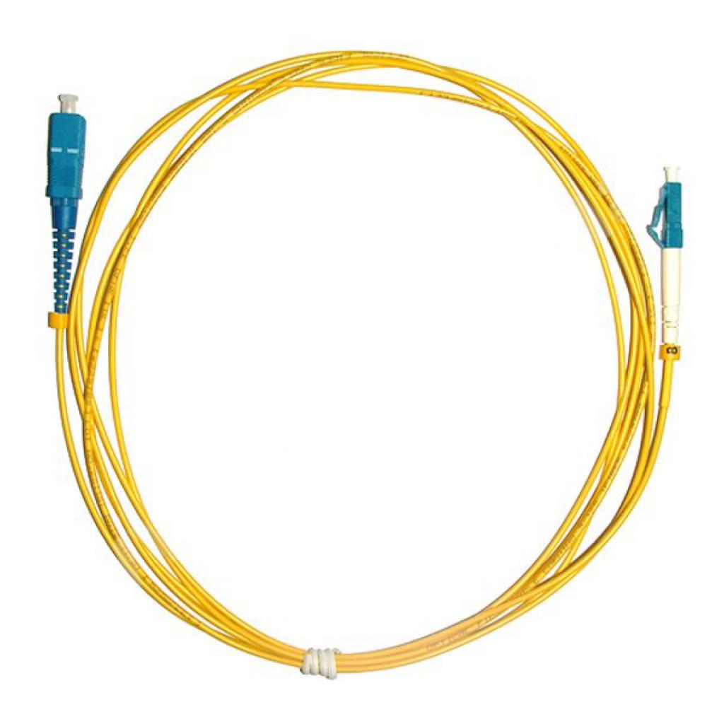 Оптичний патчкорд SC/UPC-LC/UPC Simplex, 2mm, SingleMode, 3m Cor-X (OFPC-SC/UPC-LC/UPC-3)