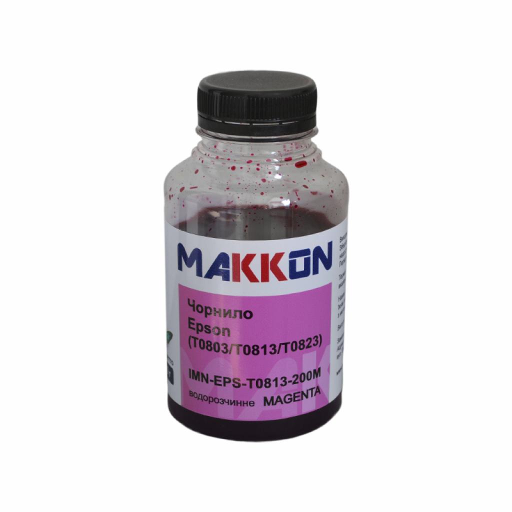 Чорнило Makkon Epson T0803/T0813/T0823 200г magenta (IMN-EPS-T0813-200M)