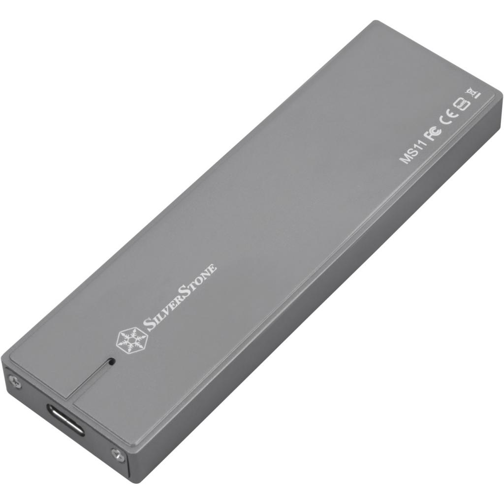 Кишеня зовнішня Silver Stone USB 3.1 Gen 2 для SSD NVM Express M.2 SSD (2242/2260/2280) (SST-MS11C)