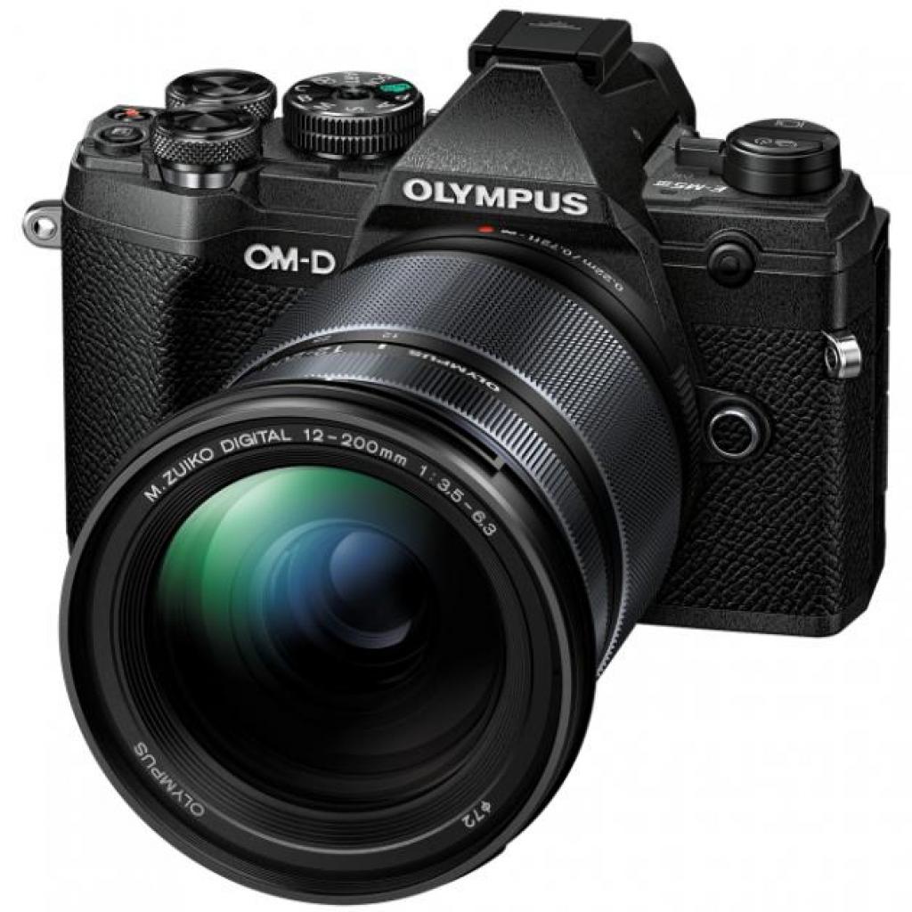 Цифровий фотоапарат Olympus E-M5 mark III 12-200 Kit black/black (V207090BE010)