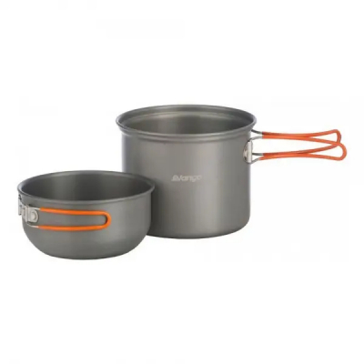 Набір туристичного посуду Vango Hard Anodised 1 Person Cook Kit Grey (925251)