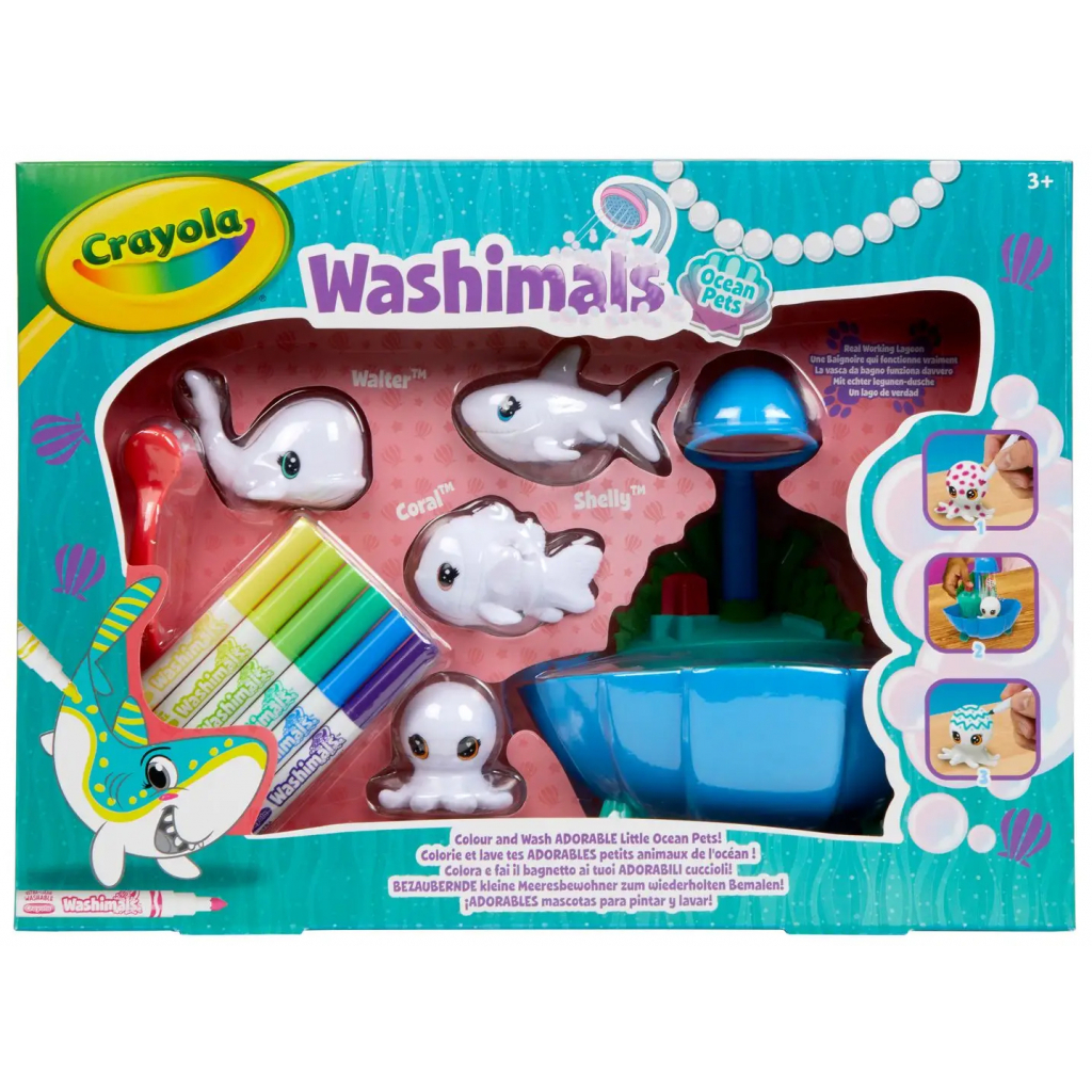 Набір для творчості Crayola Washimals Мешканці океану (919750.004)