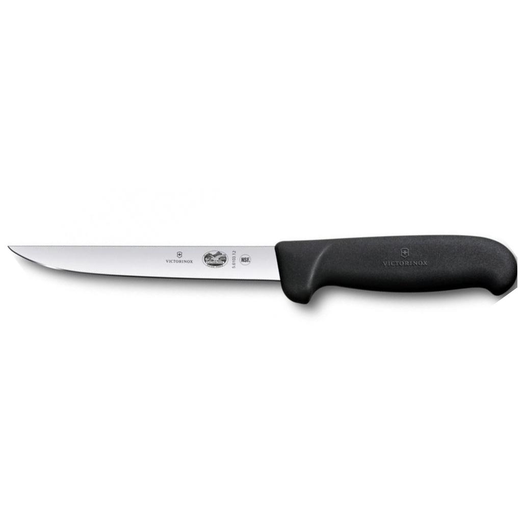 Кухонний ніж Victorinox Fibrox Boning 12 см Black (5.6103.12)