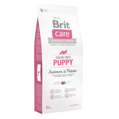 Сухий корм для собак Brit Care GF Puppy Salmon and Potato 12 кг (8595602510047)