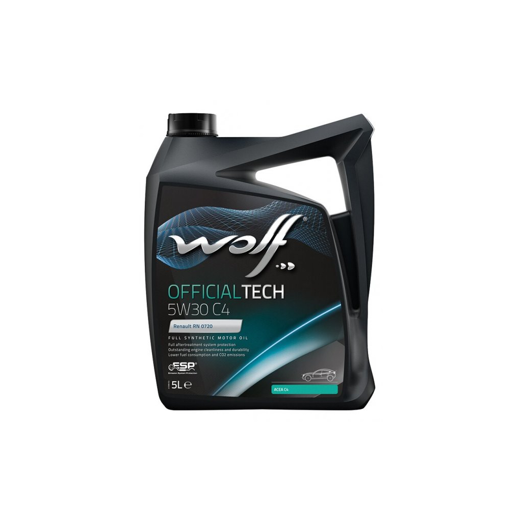 Моторна олива Wolf OFFICIALTECH 5W30 C4 5л (8308512)