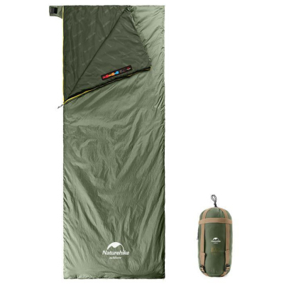 Спальний мішок Naturehike Summer надлегкий LW180 NH21MSD09 R (15C) M Light Green (6927595777930-R)