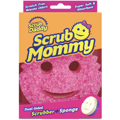 Губки кухонні Scrub Daddy Scrub Mommy Рожево-фіолетова 1 шт. (5060481022040)