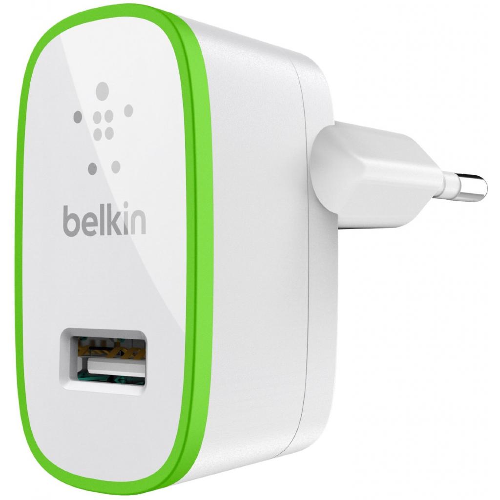 Зарядний пристрій Belkin USB Home Charger (220V, USB 2.1A) (F8J052cwWHT)