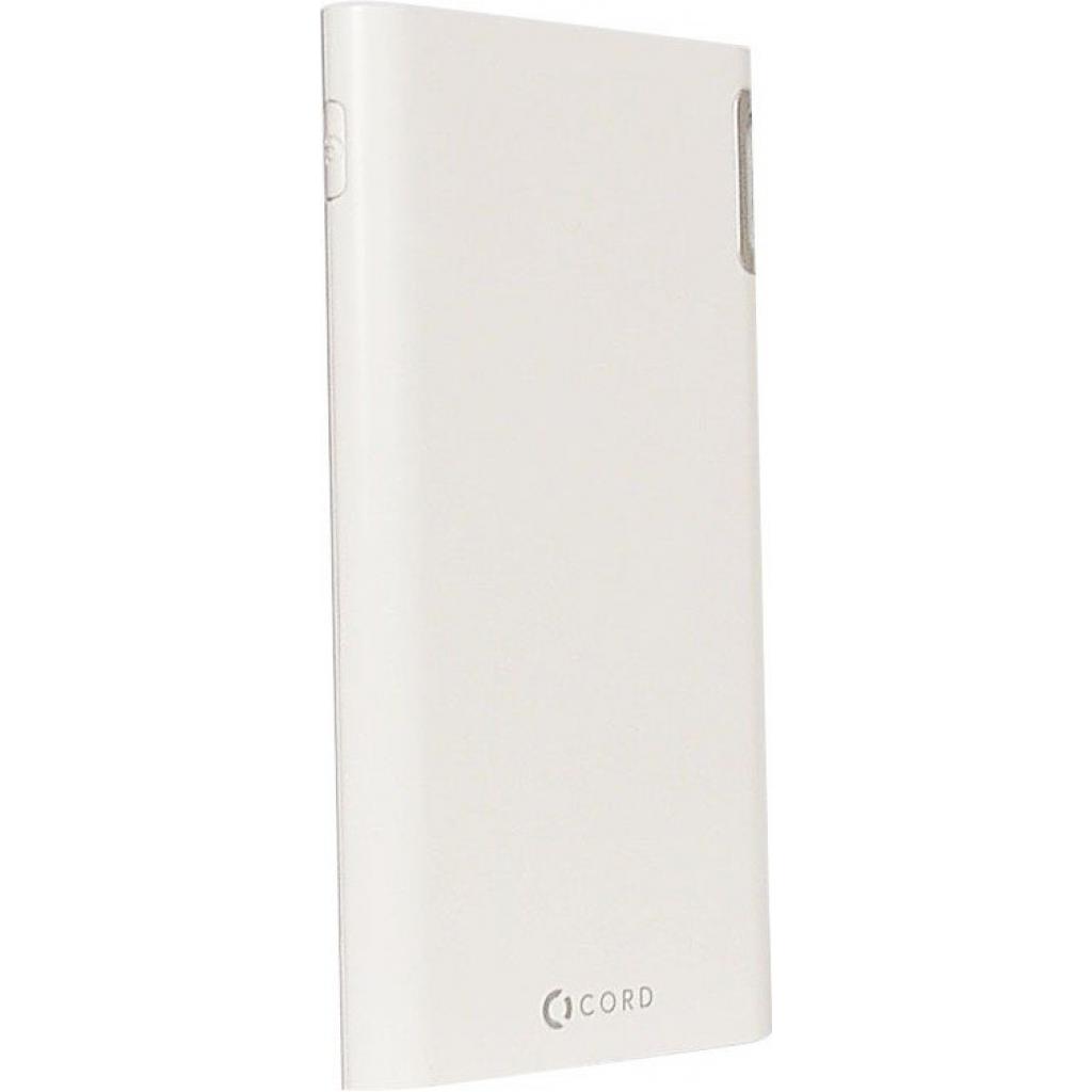 Батарея універсальна Cord 10000 mAh Li-pol USB*2 5V/2.1A (J210 White)