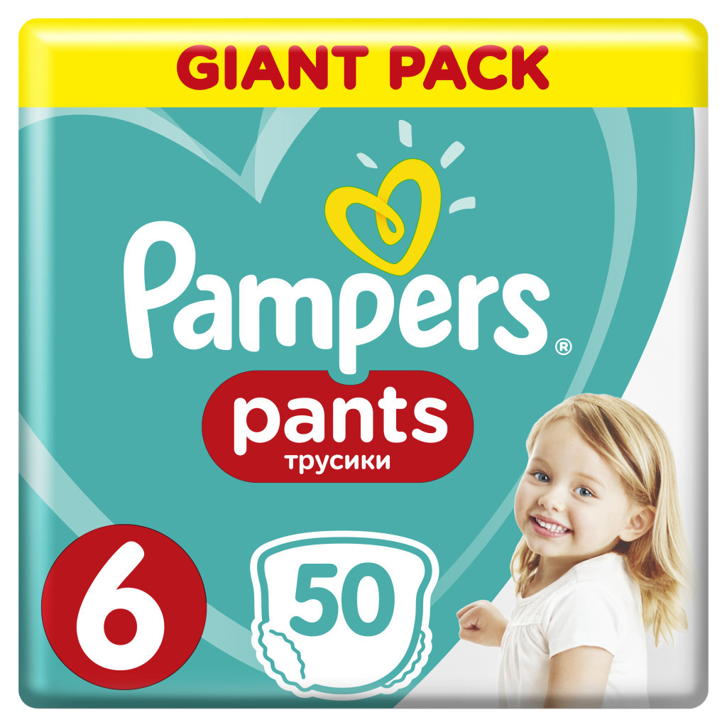 Підгузок Pampers Pants розмір 6 (15+ кг), 55 шт (8001090995094)