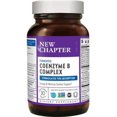 Вітамін New Chapter Коензим В-Комплексу, Coenzyme B Complex, 30 таблеток (NC0112)