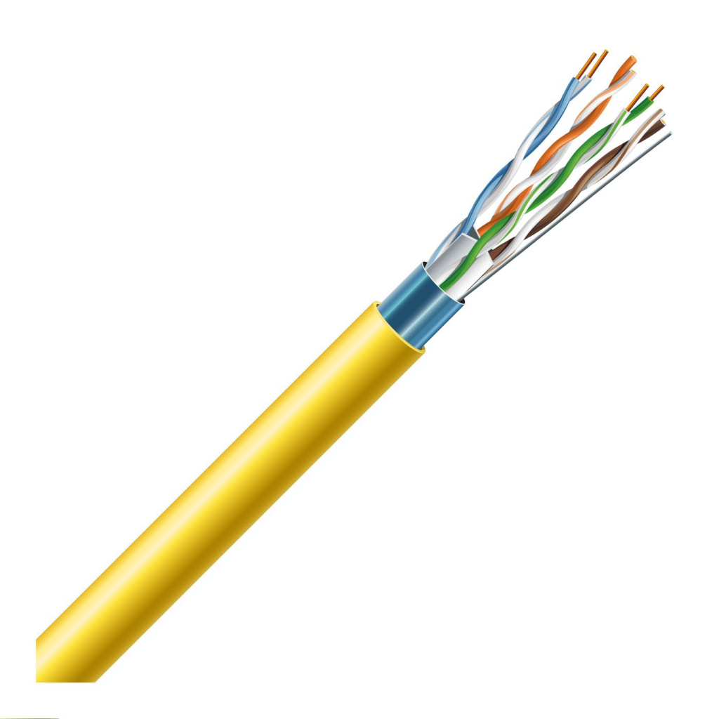 Кабель мережевий ЗЗКМ UTP 305м 4*2*23AWG[0,51] мідь[СU] cat.6, внутрішній [PVC] (72569)