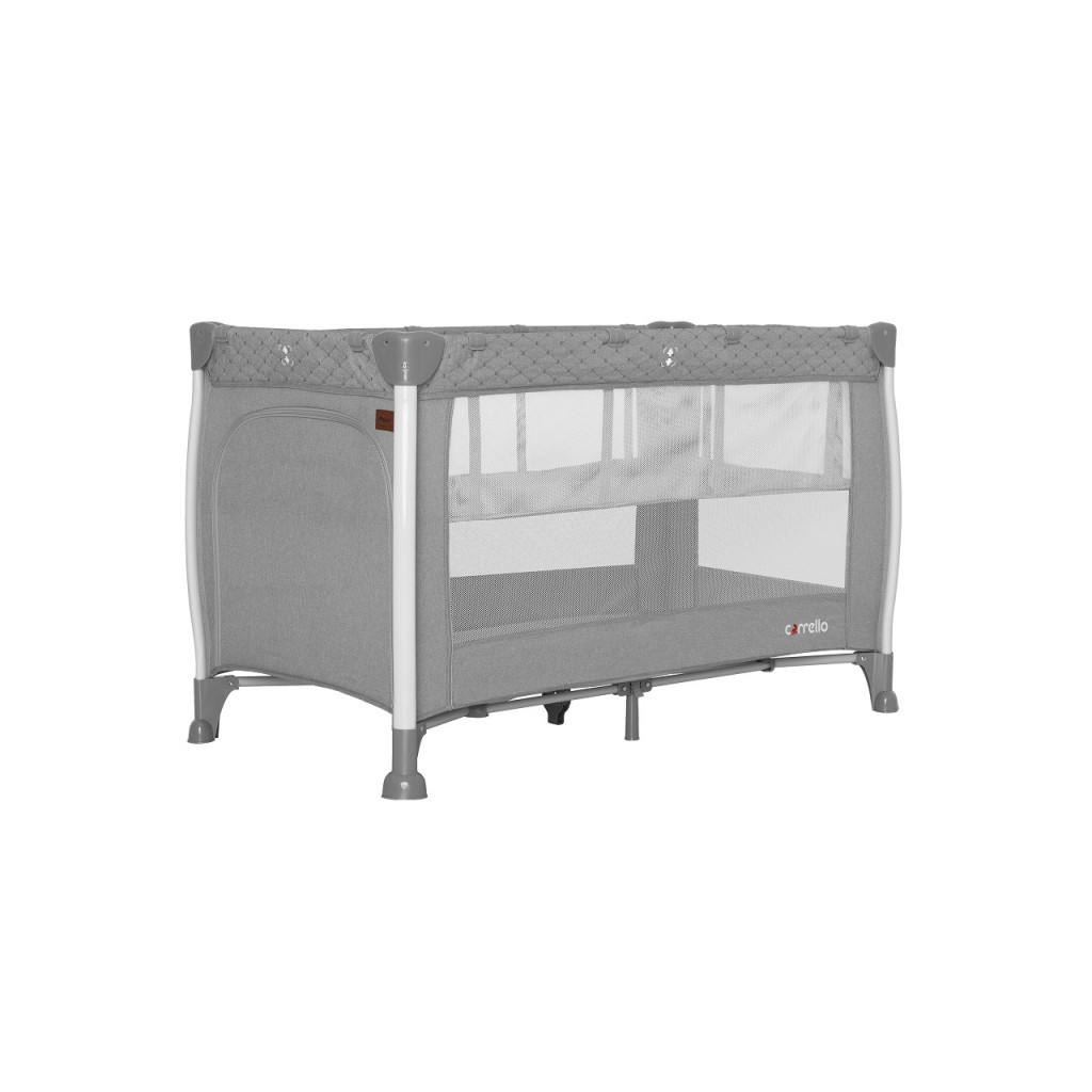 Дитячий манеж Carrello Polo+ CRL-11606 silver grey (CRL-11606 silver grey)