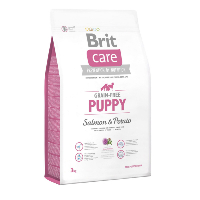 Сухий корм для собак Brit Care GF Puppy Salmon and Potato 3 кг (8595602510061)