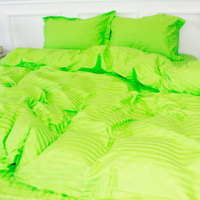 Підковдра MirSon Satin Stripe 30-0016 Light Green 110х140 см (2200005253786)