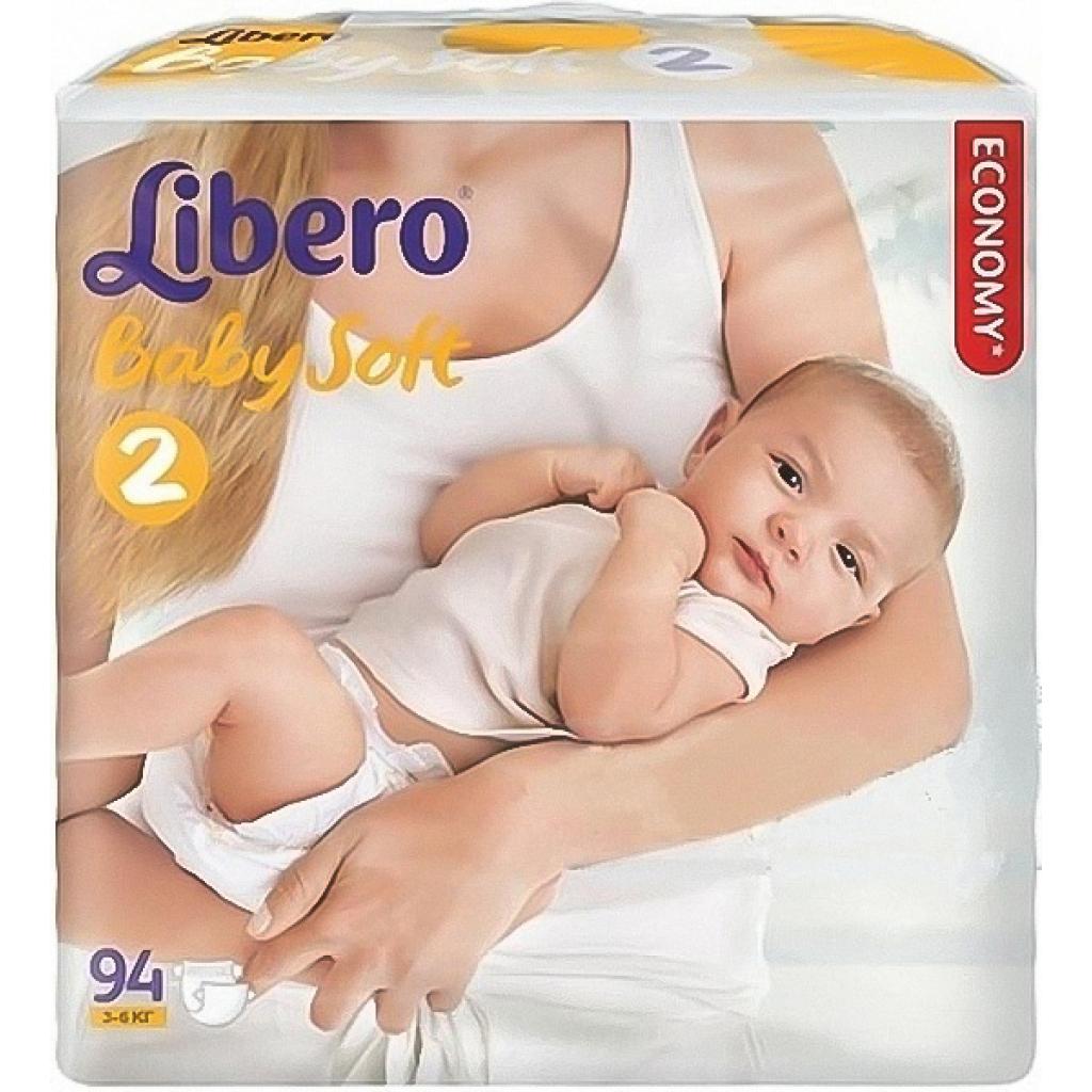 Підгузок Libero Baby Soft 2 (3-6 кг), 94 шт (7322540594553)