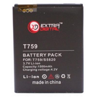 Акумуляторна батарея для телефону Extradigital Samsung SGH-T759 Exhibit 4G (1500 mAh) (BMS6334)