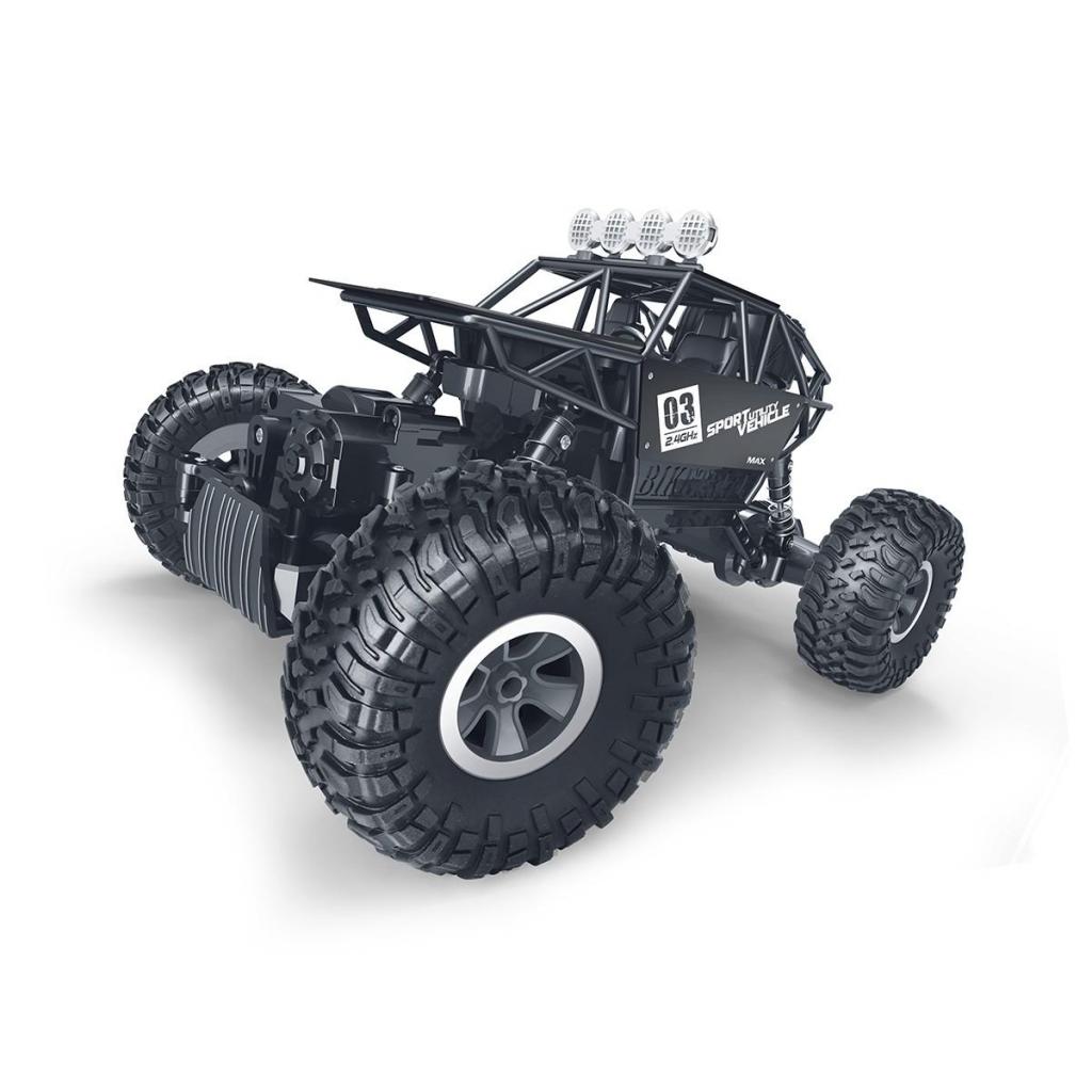 Радіокерована іграшка Sulong Toys OFF-ROAD CRAWLER на р/у – MAX SPEED матовый черный 1:18 (SL-112MBl)