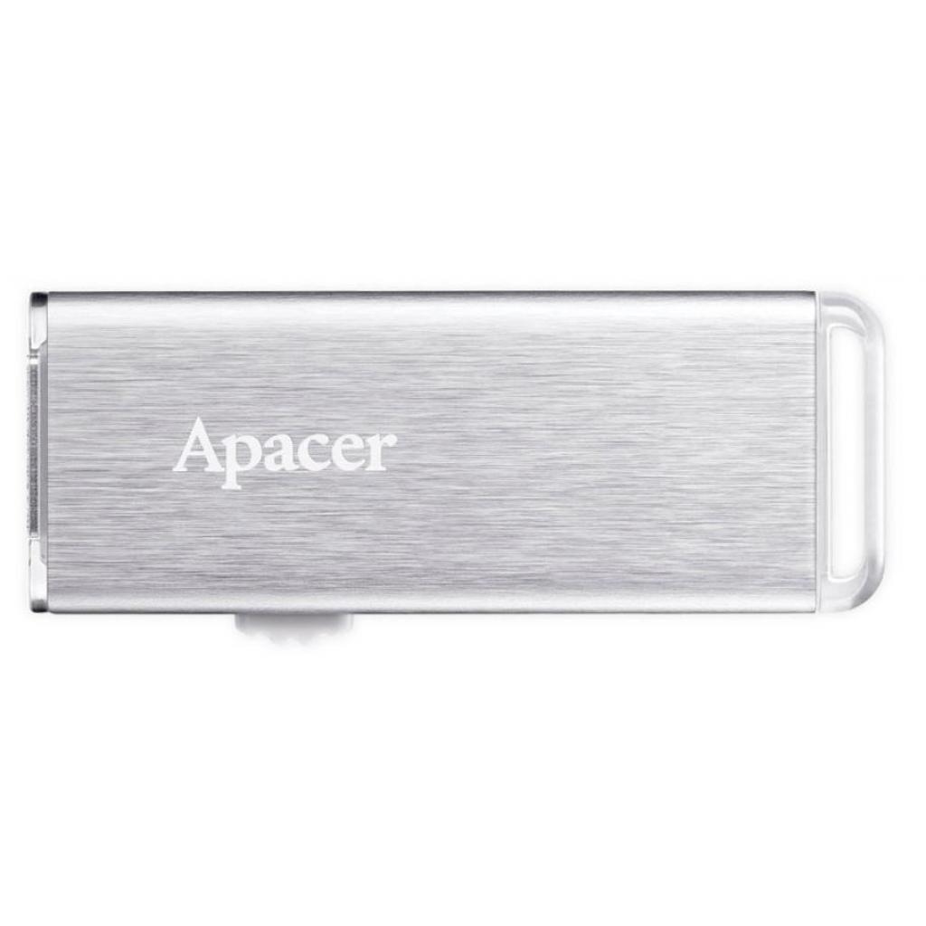 USB флеш накопичувач Apacer 16GB AH33A Silver USB 2.0 (AP16GAH33AS-1)