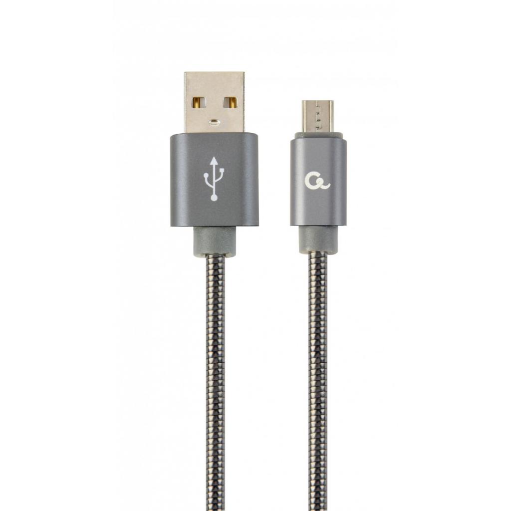 Дата кабель USB 2.0 AM to Micro 5P 2.0m Cablexpert (CC-USB2S-AMmBM-2M-BG)