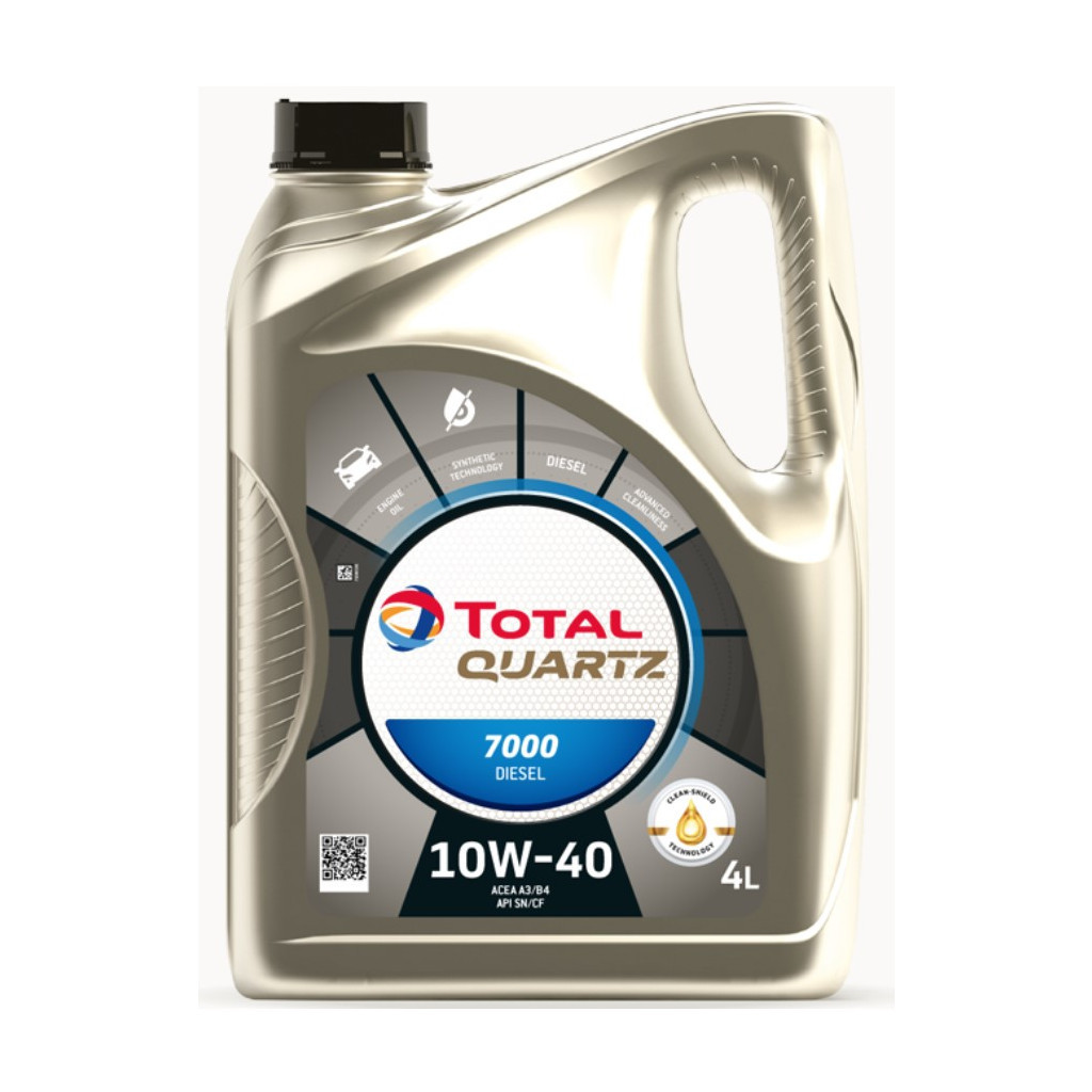 Моторна олива Total QUARTZ DIESEL 7000 10W-40 4л (TL 216682)