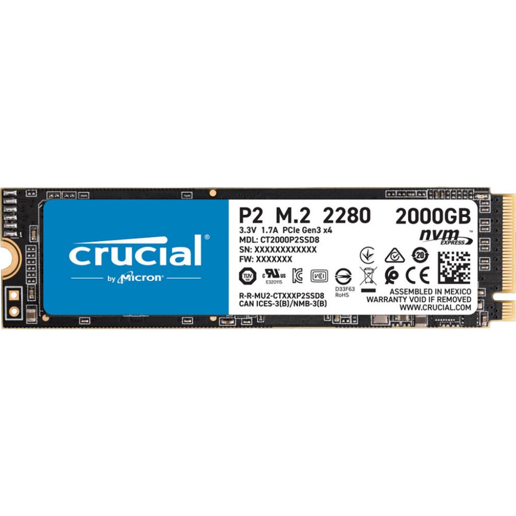 Накопичувач SSD M.2 2280 2TB Micron (CT2000P2SSD8)