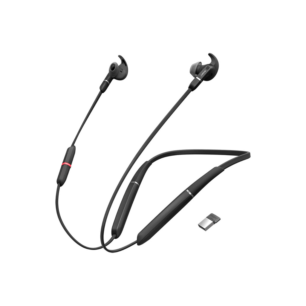 Навушники Jabra Evolve 65e MS Stereo Black (6599-623-109)