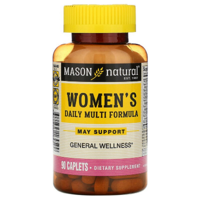 Вітамінно-мінеральний комплекс Mason Natural Мультіформула для жінок, Women's Daily Multi Formula, 90 кап (MAV-16459)