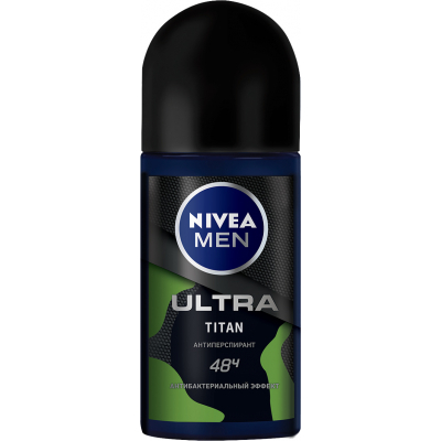 Антиперспірант Nivea Men Ultra Titan кульковий 50 мл (4005900747204)