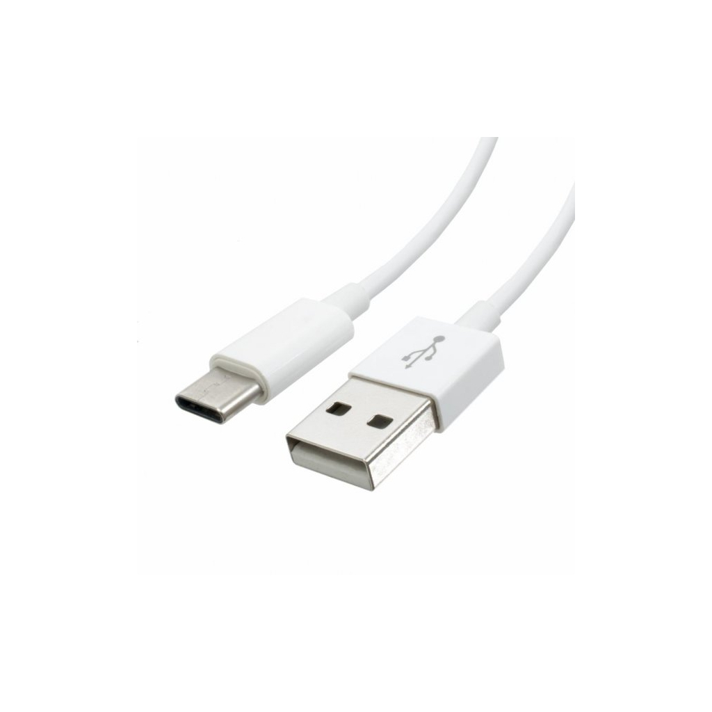 Дата кабель USB 2.0 AM to Type-C 1.0m white OEM Atcom (C001)