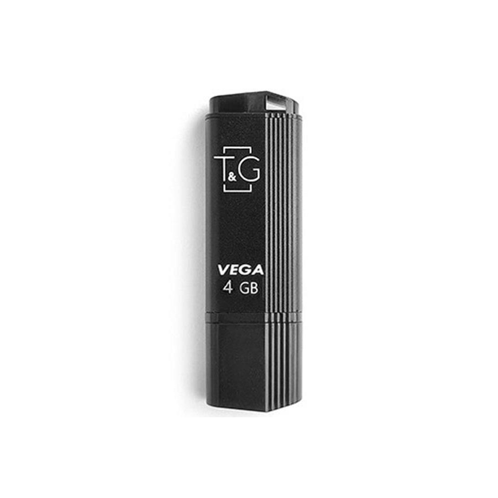 USB флеш накопичувач T&G 4GB 121 Vega Series Black USB 2.0 (TG121-4GBBK)