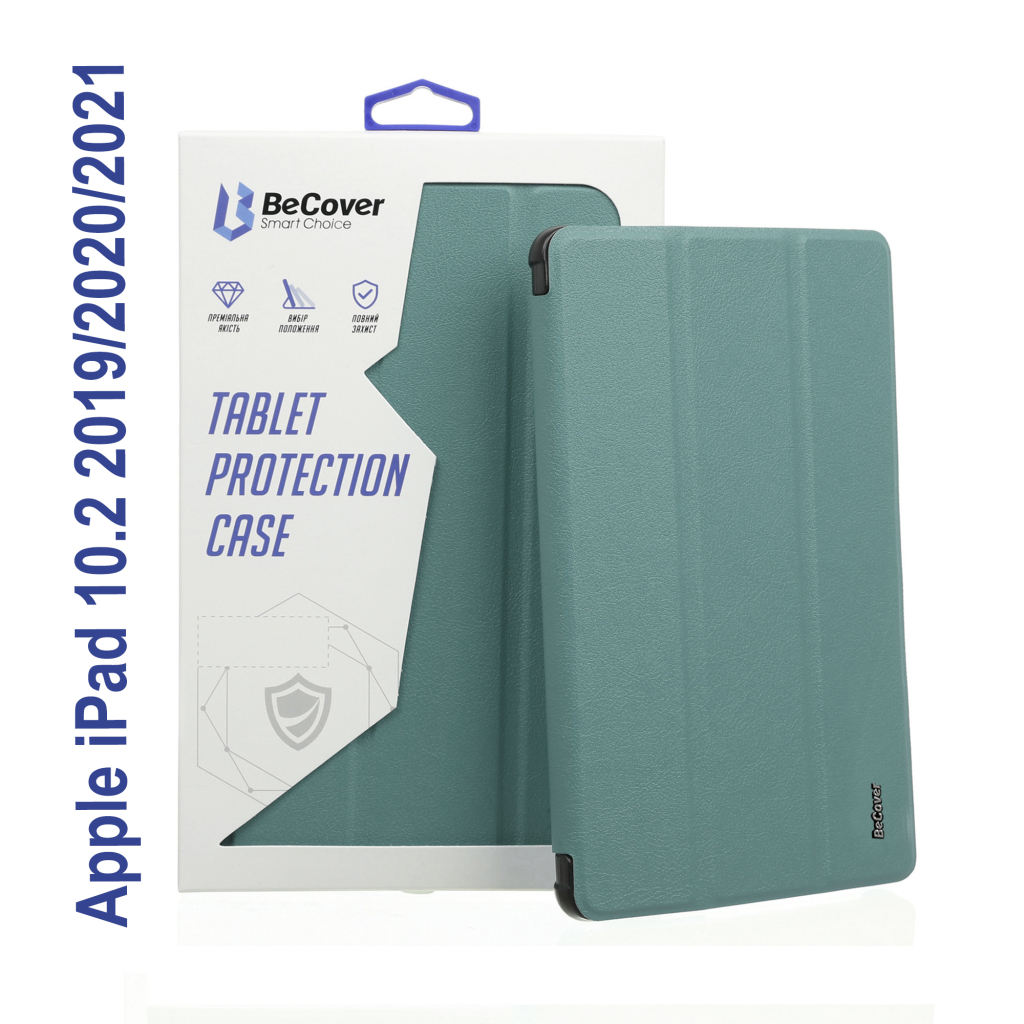 Чохол до планшета BeCover Soft Edge Pencil mount Apple iPad 10.2 2019/2020/2021 Dark G (706811)