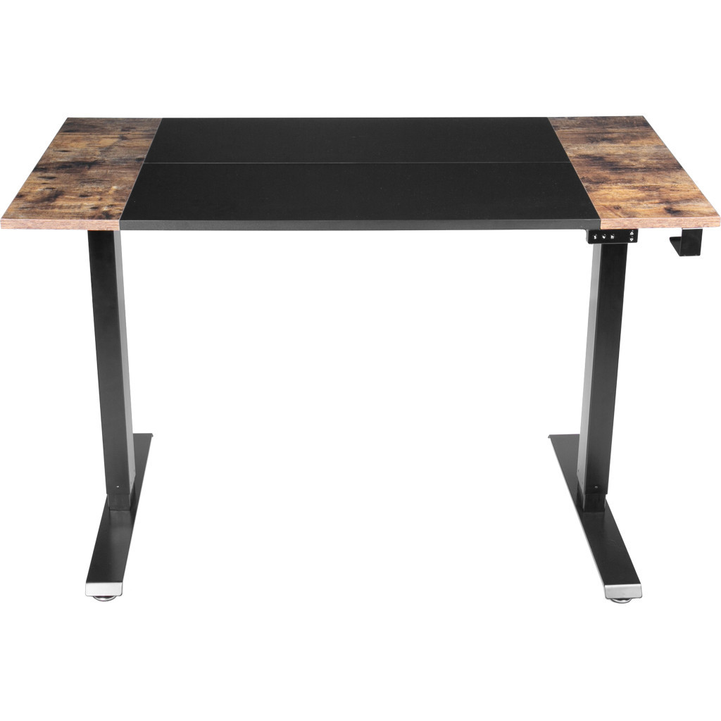 Комп'ютерний стіл Barsky User black/antic wood 1200*600 (VRU_el-01)