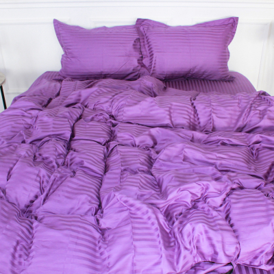 Підковдра MirSon Satin Stripe 30-0009 Purple 220х240 см (2200005250884)