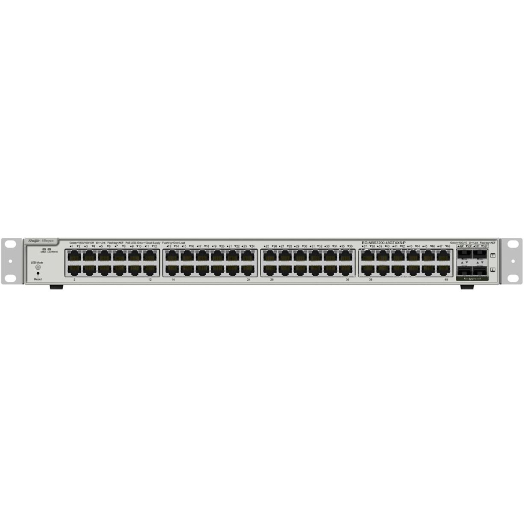 Комутатор мережевий Ruijie Networks RG-NBS3200-48GT4XS-P