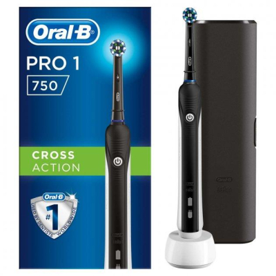 Електрична зубна щітка Oral-B Pro 750 D16.513.1UX 3756 Black Edition (4210201218463)