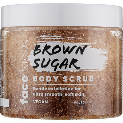 Скраб для тіла Face Facts Body Scrub Brown Sugar Коричневий цукор 400 г (5031413929812)