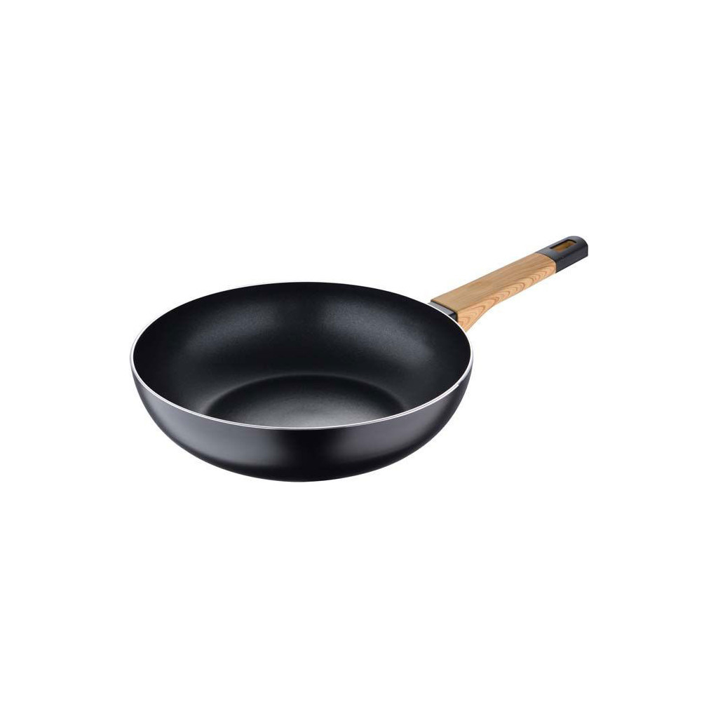 Сковорода Bergner Wok Earth Black 28 см (BG-34627-BK)