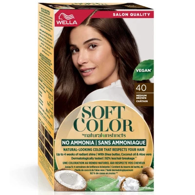 Фарба для волосся Wella Soft Color Безаміачна 40 - Коричневий (3614228865852)