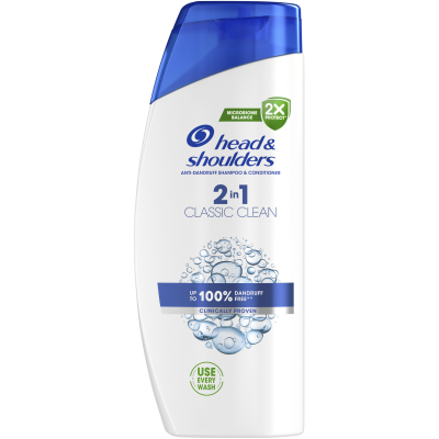 Шампунь Head & Shoulders 2 в 1 Проти лупи Основний догляд 625 мл (8700216304948)