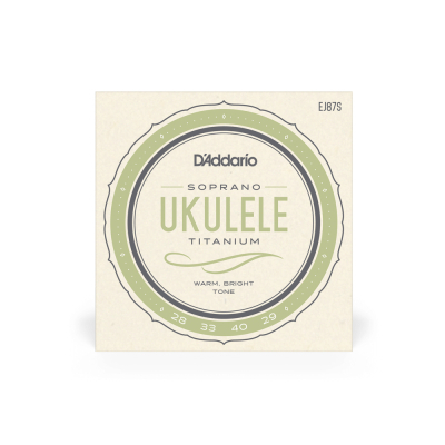 Струни для гітари D'Addario Titanium Ukulele Soprano (EJ87S)