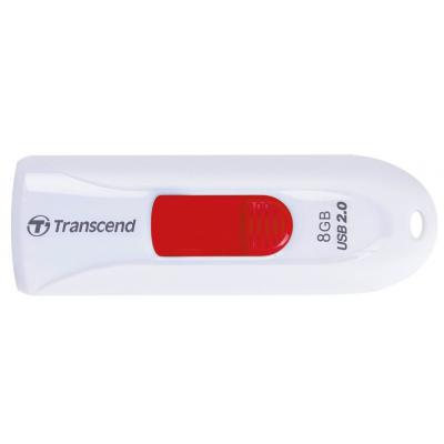 USB флеш накопичувач Transcend 8Gb JetFlash 590 White USB 2.0 (TS8GJF590W)