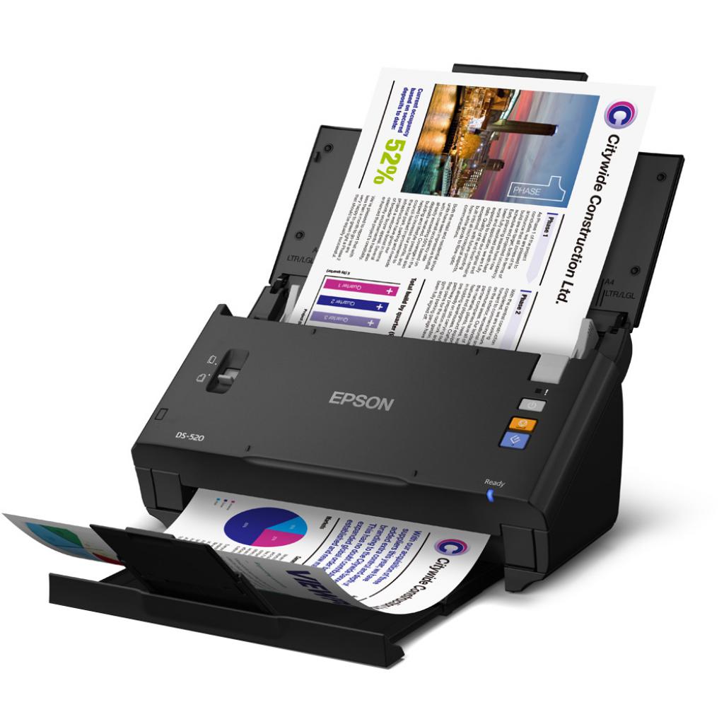 Сканер Epson WorkForce DS-520N (B11B234401BT)